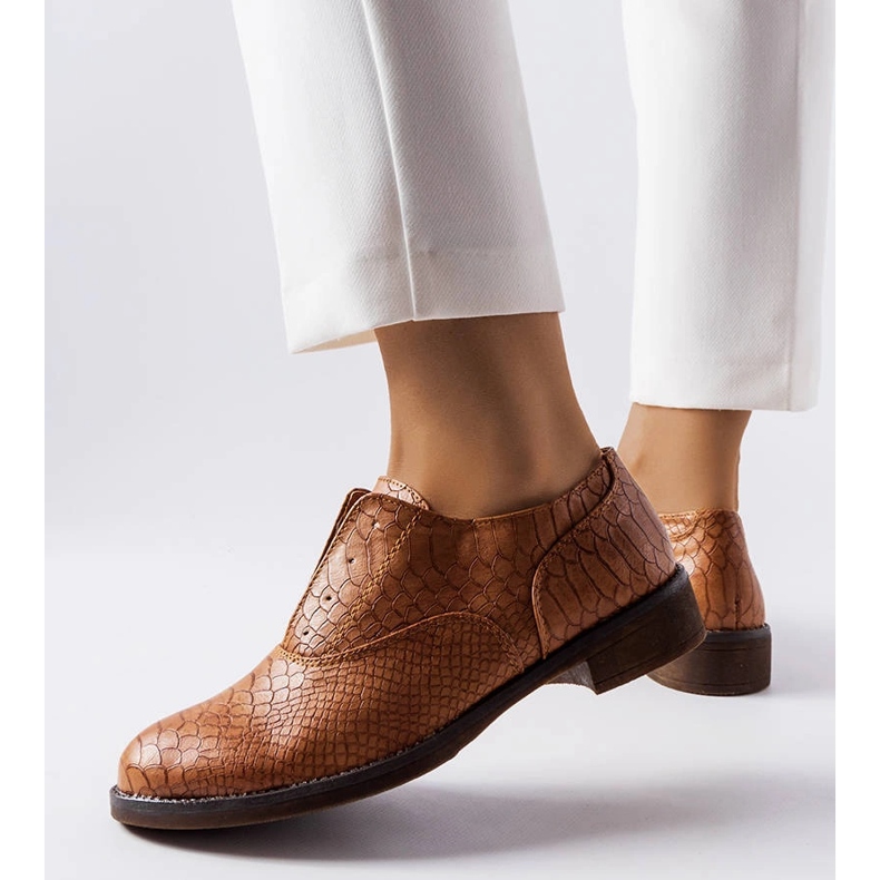 Brown shoes LS5379 Taupe 1