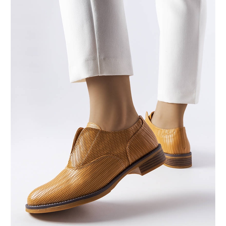 Light brown shoes LS5379 Taupe 1