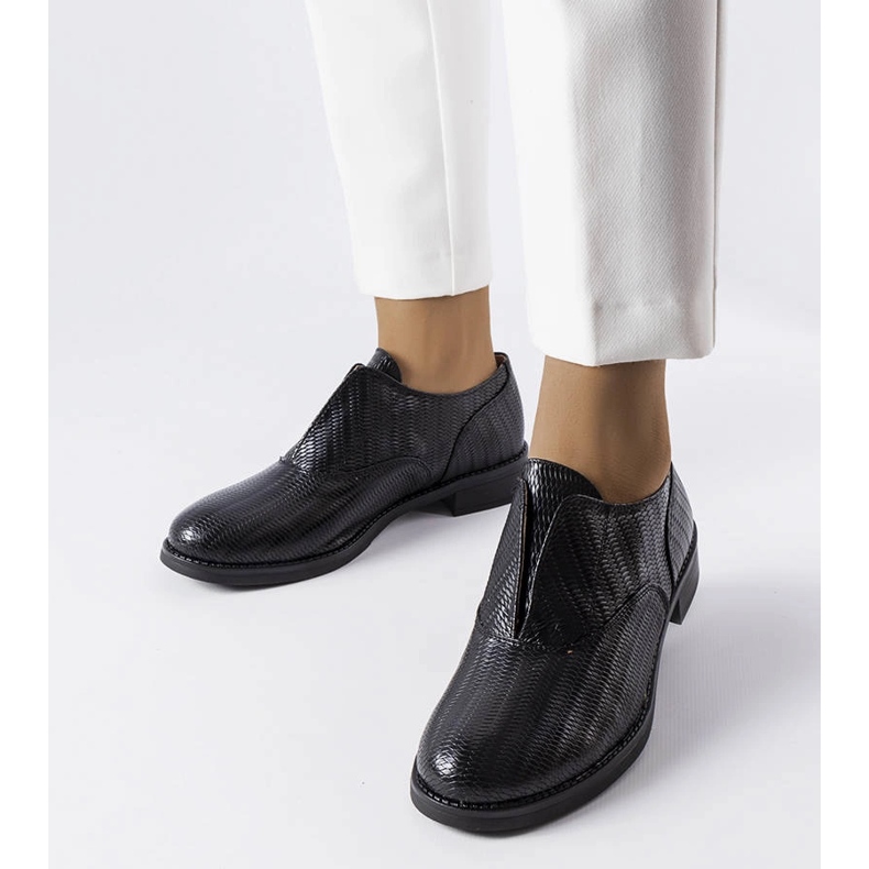 Beige brogues LS5379 Taupe black 1