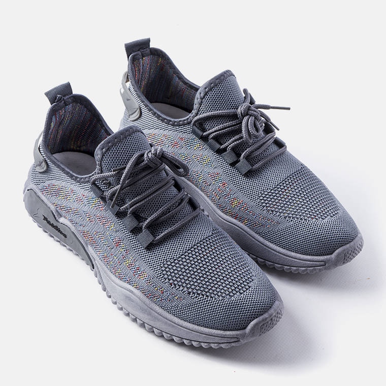 Gray men's sneakers from James grey 1