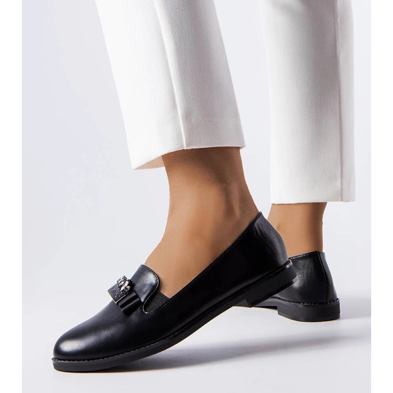 Black elegant loafers from Harquin 1