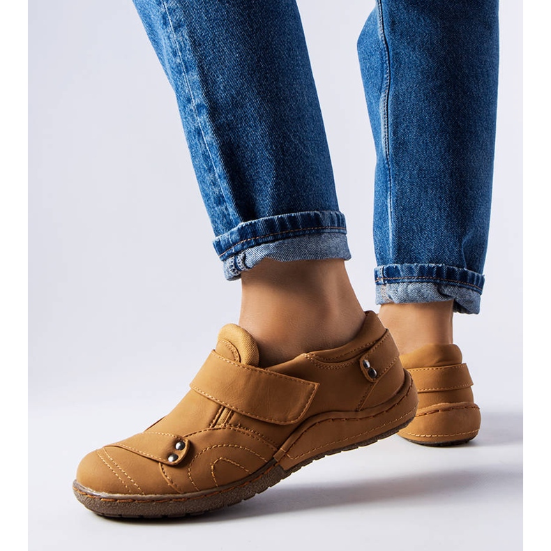 Caramel lace-up shoes from Cinisello brown 1