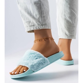 Blue slides with fur from Raffaele 1