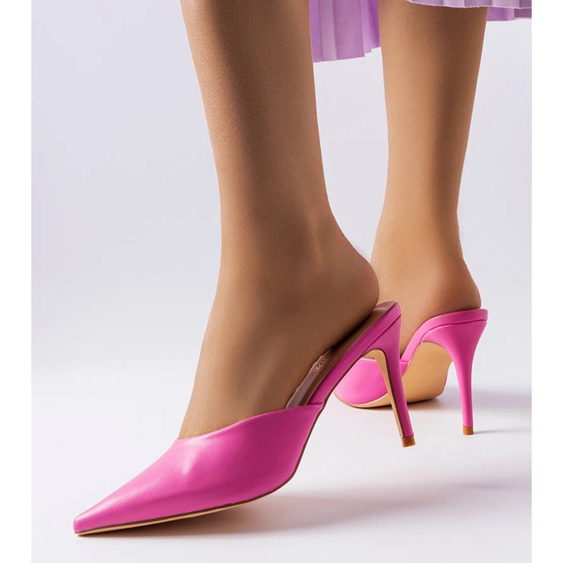 Pink Drainer heeled sandals 1 Pink Drainer heeled sandals 1