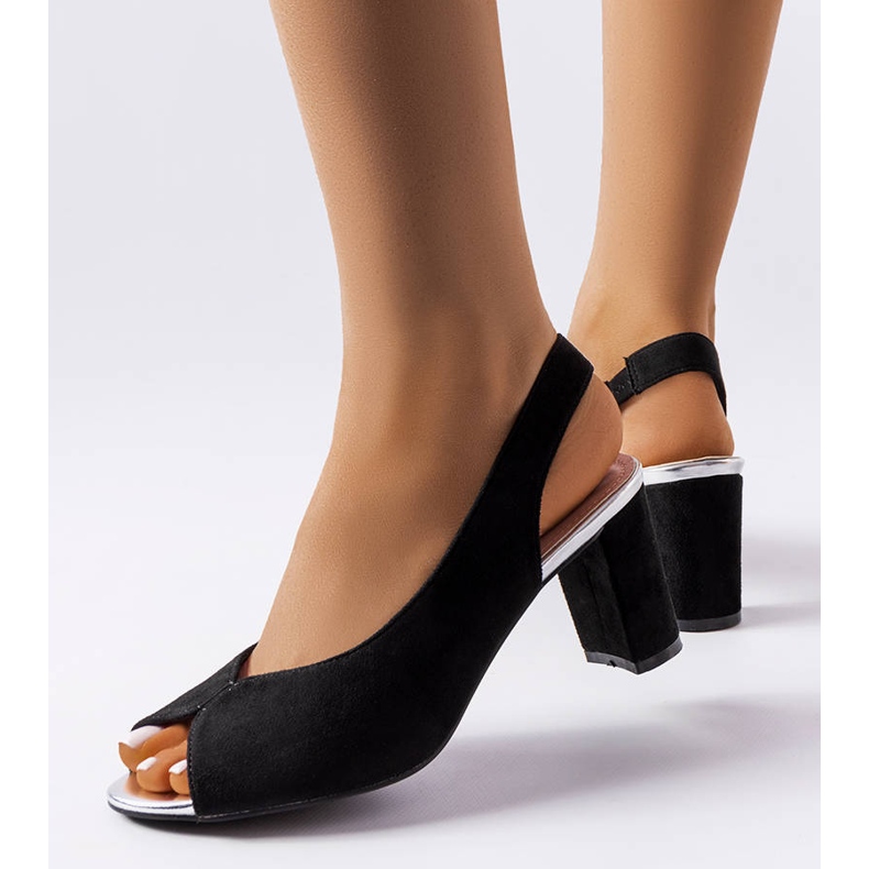 Black elegant sandals from Giroux 1