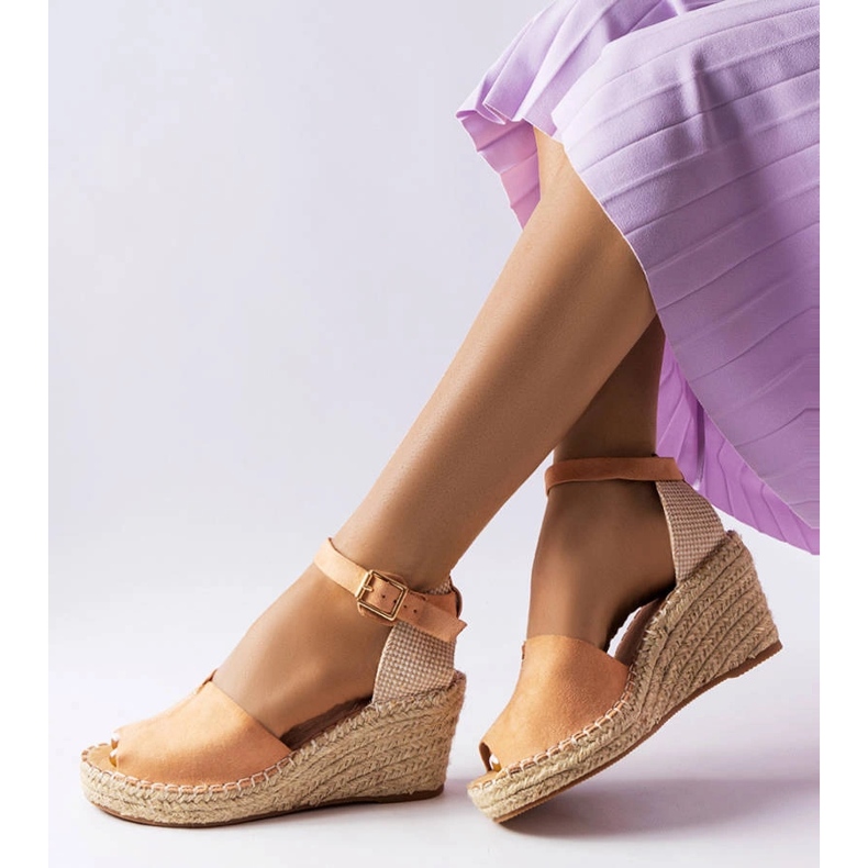 Pink wedge espadrilles from Lauderdale 1
