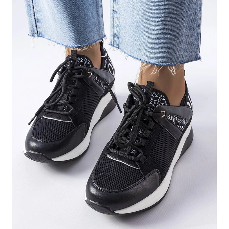 Black Vinceza sneakers 1