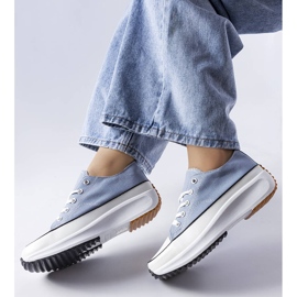 Blue platform sneakers from McKeylor 1