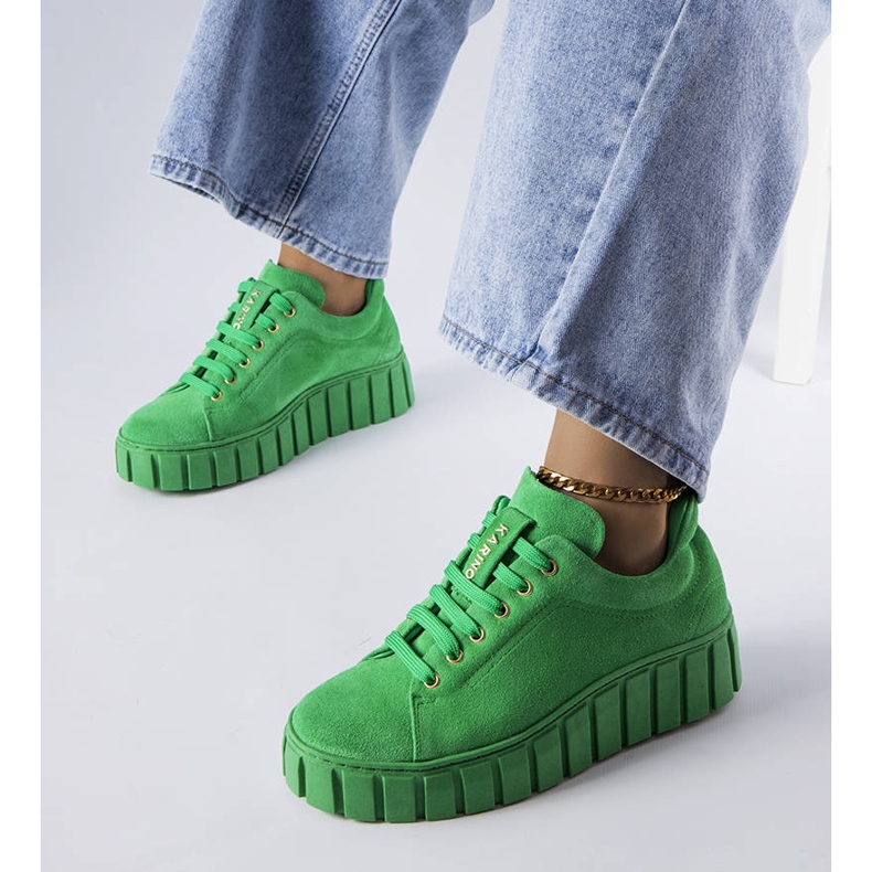 Karino green suede shoes 1 Karino green suede shoes 1