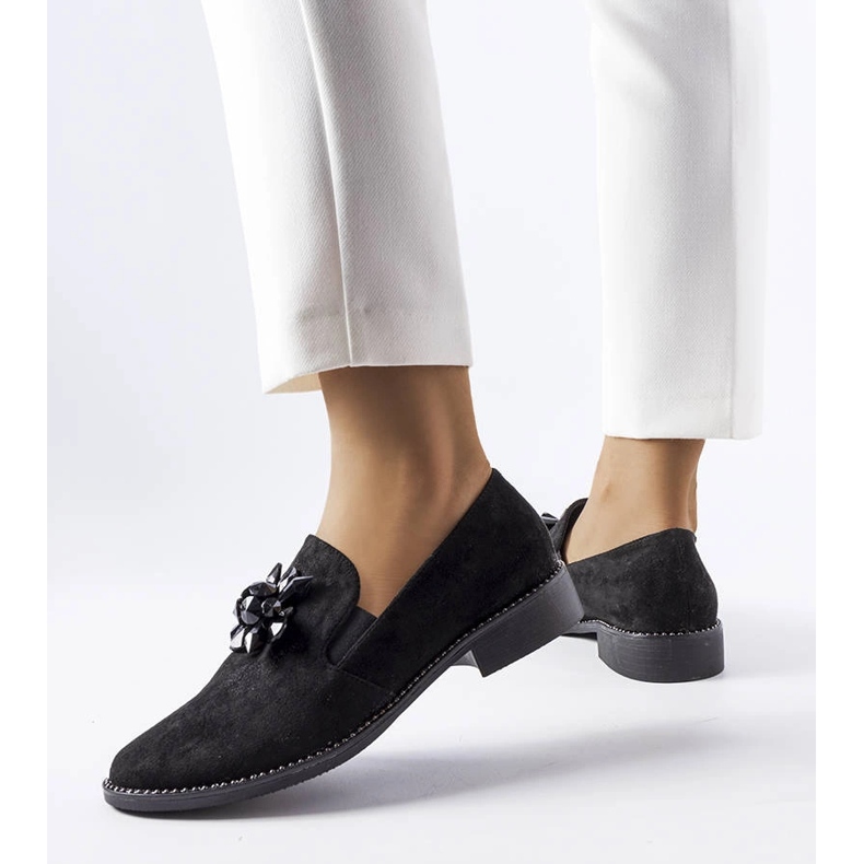 Black shoes with crystals from Jarvisville 1