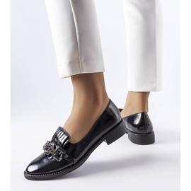 Butternut black lacquered shoes 1