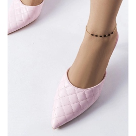 Pink quilted flip-flops from Lambert 1 Pink quilted flip-flops from Lambert 1