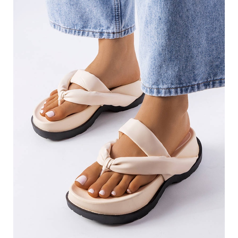 PA1 Beige platform slides from Lachapelle 1