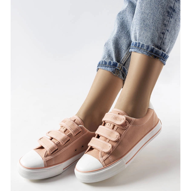 Pink Velcro sneakers Big Star LL274A200 1