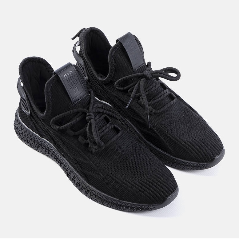 Big Star LL174336 men's black sneakers 1