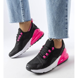 BM Court sneakers in black and pink 1
