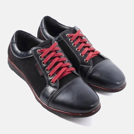 Black elegant men's shoes from Brisebois 1