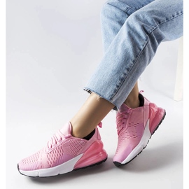 Court pink sports sneakers 1
