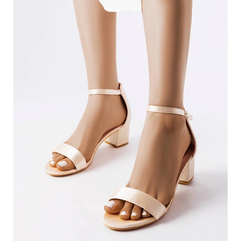 Beige high heel sandals from Rive 1 Beige high heel sandals from Rive 1