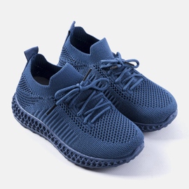 Huntz blue children's sneakers 1