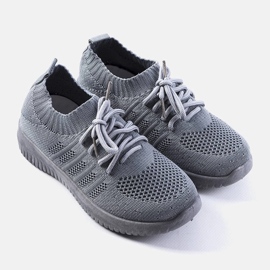 Gray children's Omaha sneakers grey 1 Gray children's Omaha sneakers grey 1