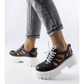 Black brogues with a massive Emaline sole 2