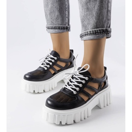 Black brogues with a massive Emaline sole 1