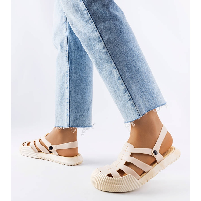 Canton beige rubber sandals 1