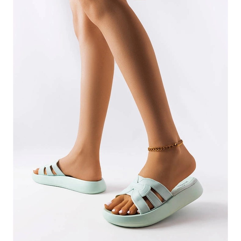 Coudert blue rubber slippers 1 Coudert blue rubber slippers 1