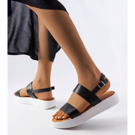 BM Black platform sandals from Isaac 2