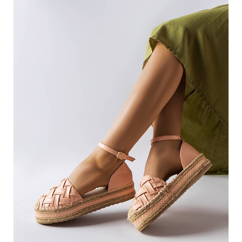Gour pink platform espadrilles 1