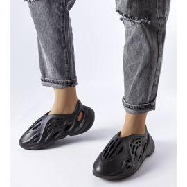 Julienne black foam slides 2