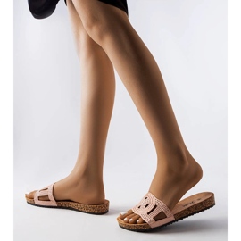 Pink slides decorated with Lagacé jets 2