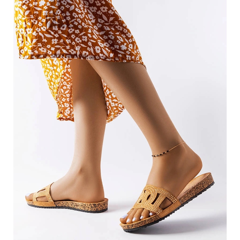 Brown slides decorated with Lagacé jets 1