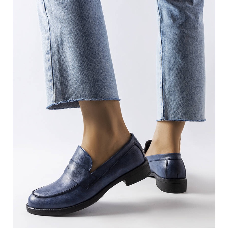 Deich blue loafers 1
