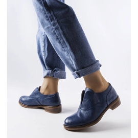 Blue LS5379 Taupe shoes 1