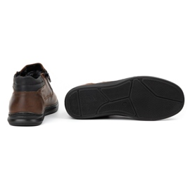 Polbut Dark brown men's winter boots K29 5