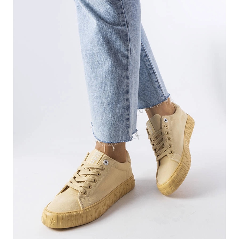 Yellow sneakers Big Star JJ274412202 1