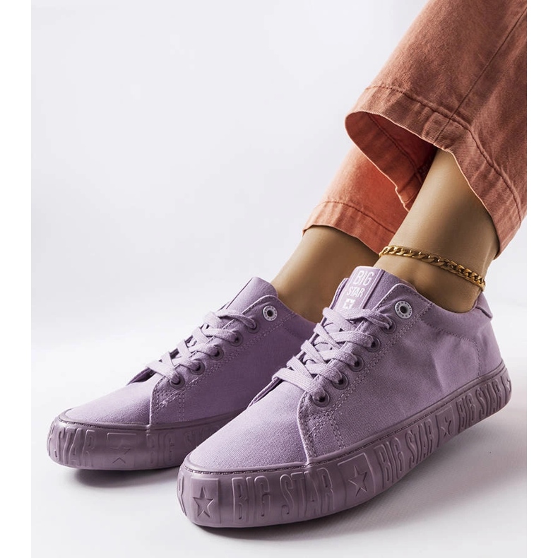 Purple sneakers Big Star JJ274416500 violet 1