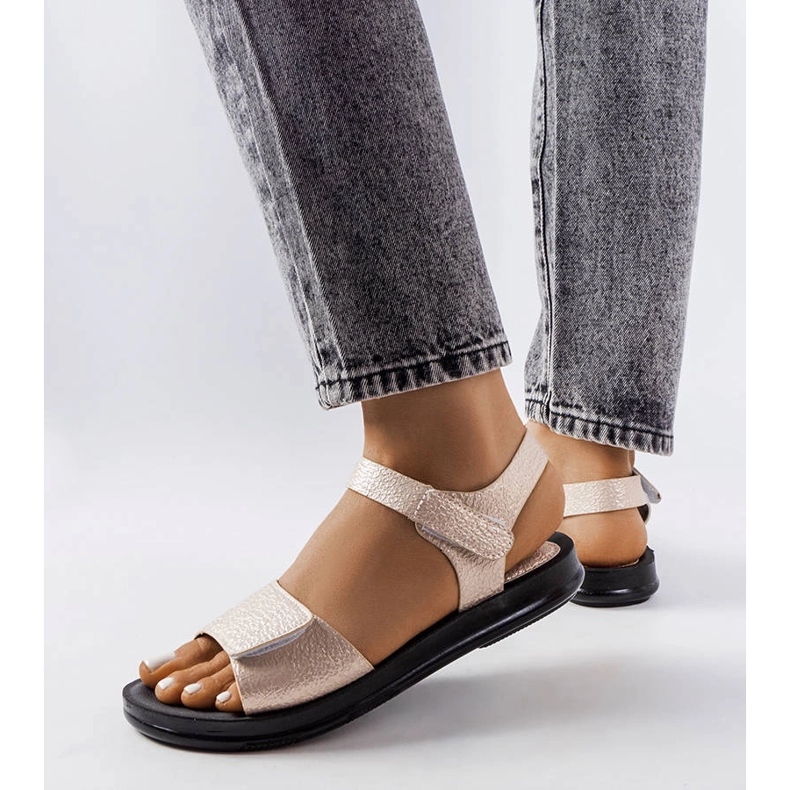 Beige sandals with decorative uppers from Phillip 1