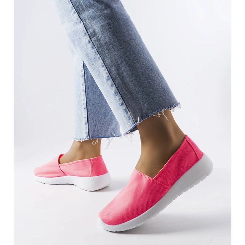 Inna Pink slip-on sneakers from Winding 1 Inna Pink slip-on sneakers from Winding 1