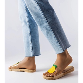 Transparent slippers with Foddie decoration colorless 2