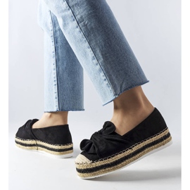 Black platform espadrilles from Idana 1