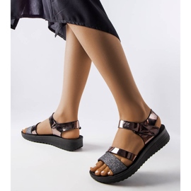 Inna Silver wedge sandals from Randi 1