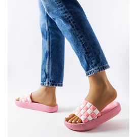 Pink rubber platform slides from Elin 2