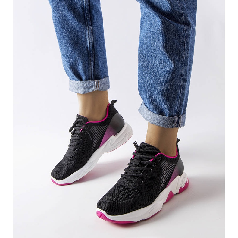Inna Black and pink sports sneakers from Giana 1 Inna Black and pink sports sneakers from Giana 1