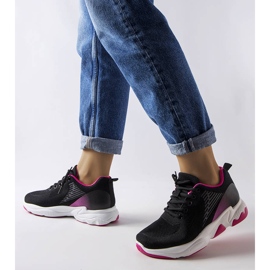 Inna Black and pink sports sneakers from Giana 2