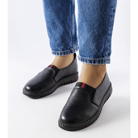 Julie's black loafers 1