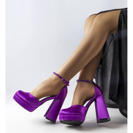 Inna Purple high heel pumps from Elida 1