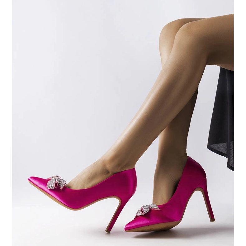 Neon pink online shoes heels